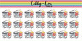 Movie Night Planner Stickers | Libby and Lou Sticker Co