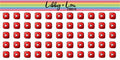 Streaming Service TV Planner Sticker | Libby and Lou Sticker Co