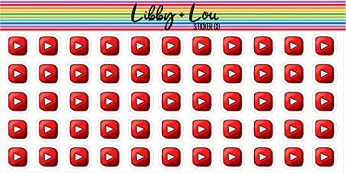 Streaming Service TV Planner Sticker | Libby and Lou Sticker Co