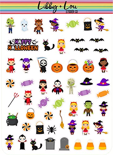 Halloween Decorative Planner Sticker | Libby and Lou Sticker Co
