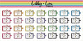 Rings Planner Sticker | Libby and Lou Sticker Co