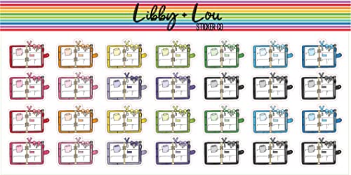 Rings Planner Sticker | Libby and Lou Sticker Co