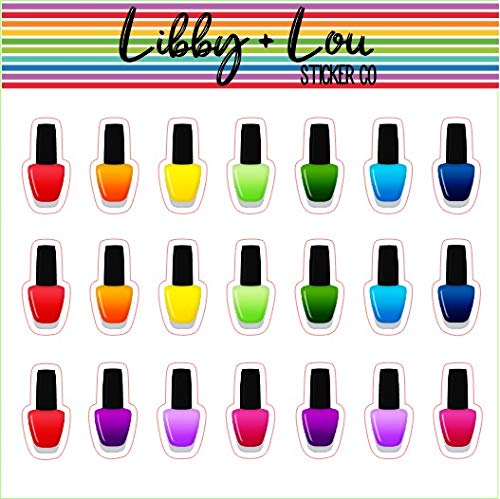 Nail Polish Planner Stickers | Libby and Lou Sticker Co