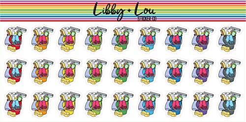 Cleaning Bucket Planner Stickers | Libby and Lou Sticker Co
