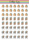 Shopping Day Planner Sticker | Libby and Lou Sticker Co