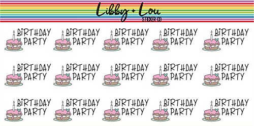 Birthday Party Planner Sticker | Libby and Lou Sticker Co