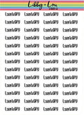 Laundry Planner Stickers | Libby and Lou Sticker Co