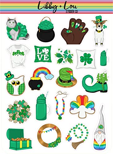 St. Patricks Day Planner Sticker | Libby and Lou Sticker Co
