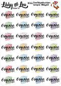 Organize Stickers Planner Sticker | Erin Condren | Happy Planner | Agenda | Calendar