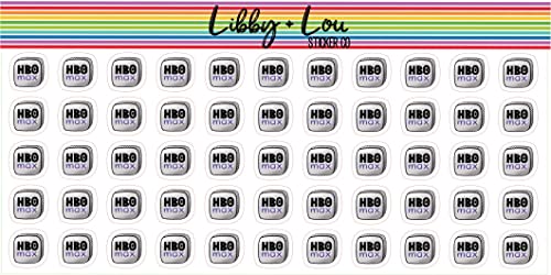 Streaming Service TV Planner Sticker | Libby and Lou Sticker Co