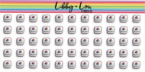 Streaming Service TV Planner Sticker | Libby and Lou Sticker Co