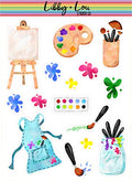 Artist Planner Sticker | Libby and Lou Sticker Co