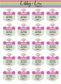 You Can Do Hard Things Planner Sticker | Libby and Lou Sticker Co