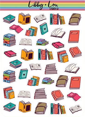 Books Planner Sticker | Libby and Lou Sticker Co