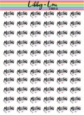 Meeting Planner Stickers | Work & Appointment Reminder Stickers
