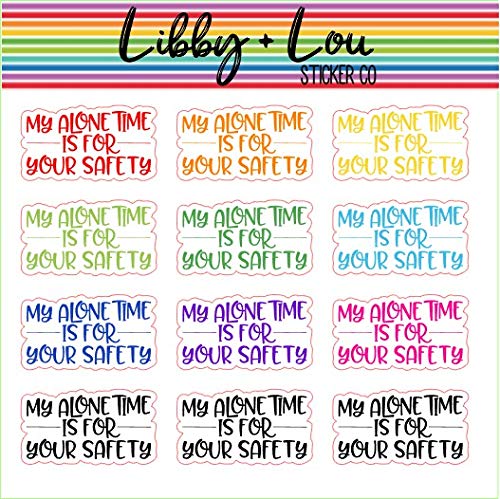 Alone Time Planner Stickers | Libby and Lou Sticker Co