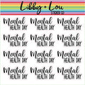 Mental Health Day Planner Stickers | Libby and Lou Sticker Co