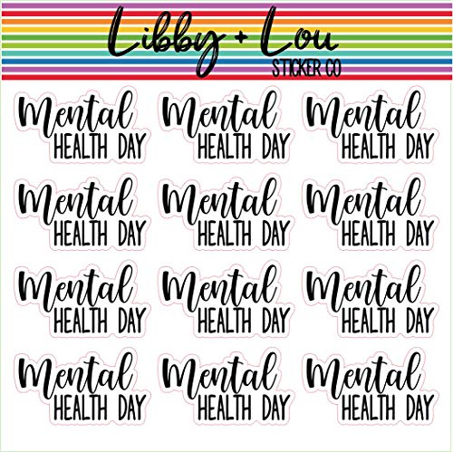 Mental Health Day Planner Stickers | Libby and Lou Sticker Co
