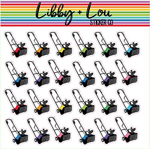 Snow Blower Planner Stickers | Winter | Libby and Lou Sticker Co
