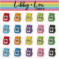 Pet Food Planner Stickers | Dog + Cat Food | Libby and Lou Sticker Co