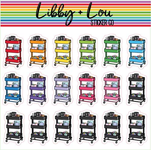 Planner Cart Sticker | Libby and Lou Sticker Co