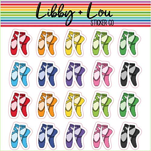 Ballet Slippers Planner Stickers | Libby + Lou Sticker Co