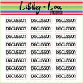 Discussion Online School Planner Stickers | Libby and Lou Sticker Co