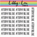 Afterpay Due Planner Stickers | Bill Pay Sticker | Budget | Libby and Lou Sticker Co