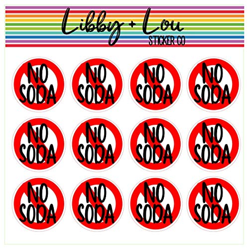 No Soda Planner Sticker | Libby and Lou Sticker Co