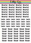 Breakfast Lunch Dinner Meal Planner Sticker | Libby and Lou Sticker Co