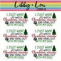 Christmas Movies and Hang Out with the Dog Planner Sticker | Libby and Lou Sticker Co