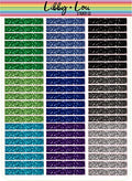 Glitter Header Planner Sticker | Libby and Lou Sticker Co
