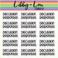 Discussion Replies Online School Planner Stickers | Libby and Lou Sticker Co
