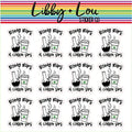 Wake and Bake Planner Sticker | Libby and Lou Sticker Co