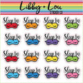 Sleep in Planner Stickers | Libby and Lou Sticker Co