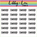 Sweep Planner Stickers | Cleaning | Libby and Lou Sticker Co
