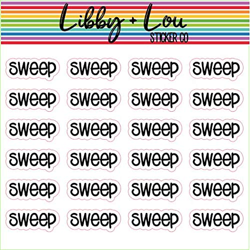 Sweep Planner Stickers | Cleaning | Libby and Lou Sticker Co