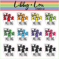 Meeting Planner Stickers | Libby and Lou Sticker Co
