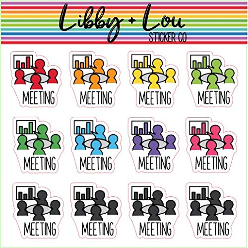 Meeting Planner Stickers | Libby and Lou Sticker Co