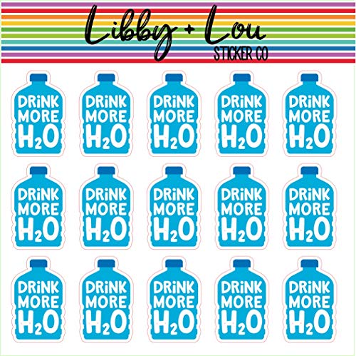 Drink Water Planner Sticker | Libby and Lou Sticker Co