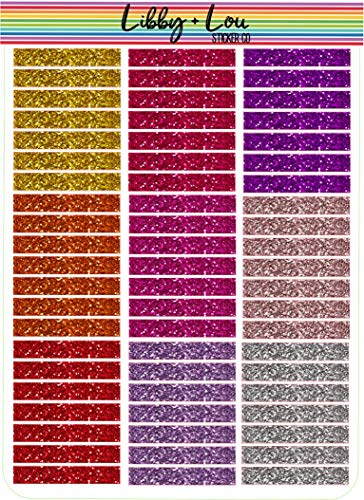 Glitter Header Planner Sticker | Libby and Lou Sticker Co