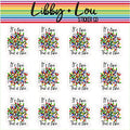 It's all Fine Christmas Lights Planner Sticker | Libby and Lou Sticker Co