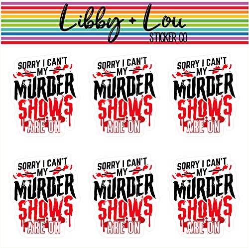 True Crime Shows Planner Sticker | Libby and Lou Sticker Co