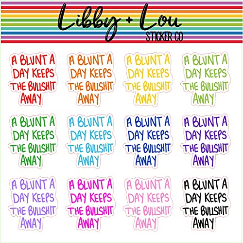 Blunt a Day Planner Sticker | Libby and Lou Sticker Co