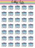 Psychiatrist Appointment Planner Stickers | Mental Health Reminder Stickers