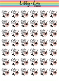 Color Hair Planner Sticker | Hair Dye | Libby and Lou Sticker Co