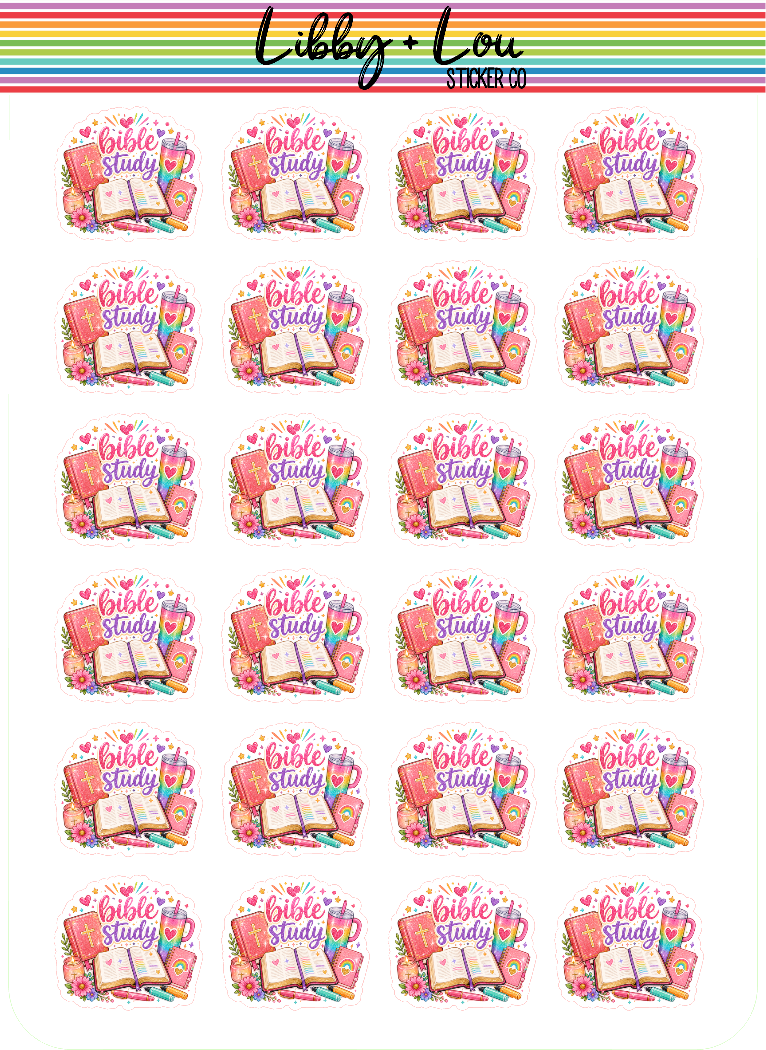 Bible Study Planner Sticker | Erin Condren | Happy Planner | Agenda | Calendar