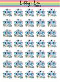 Therapy Appointment Planner Stickers | Mental Health Reminder Stick