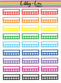 Habit Tracker Blank Planner Sticker | Libby and Lou Sticker Co