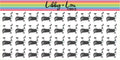 Stationary Bike Planner Sticker | Libby and Lou Sticker Co
